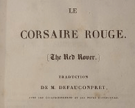 Le corsaire rouge de Fenimore Cooper, Analyse d’un roman